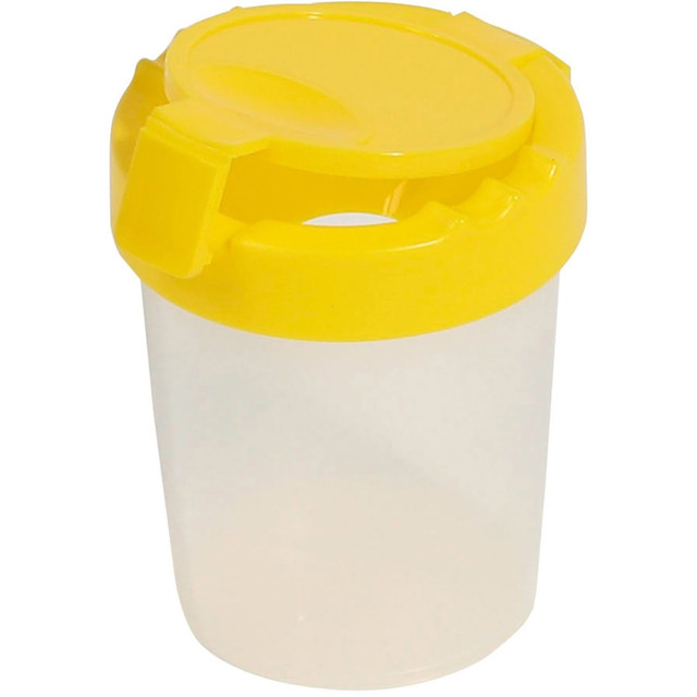 DEFLECT-O CORPORATION 39515YEL Deflecto Antimicrobial Kids No Spill Paint Cup Yellow - Paint, Brush - 3.93in Height x 3.46in Width x 3.93in Depth - Yellow - Plastic, Polypropylene - 1 Each DEFLECT-O CORPORATION 39515YEL Deflecto Antimicrobial Kids No Spill Paint Cup Yellow - Paint, Brush - 3.93in Height x 3.46in Width x 3.93in Depth - Yellow - Plastic, Polypropylene - 1 Each