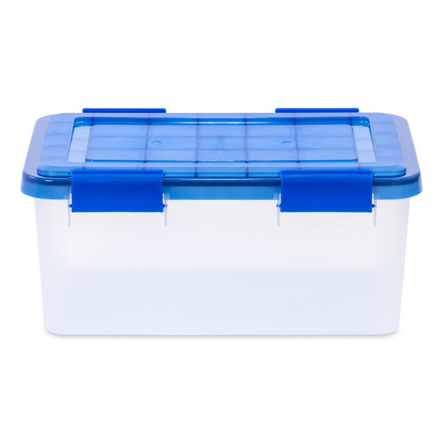 IRIS USA, INC. 500199 Iris Ultimate Weathertight Storage Box, 17-1/2inL x 16-3/16inW x 10-1/4inH, 19 Qt, Clear IRIS USA, INC. 500199 Iris Ultimate Weathertight Storage Box, 17-1/2inL x 16-3/16inW x 10-1/4inH, 19 Qt, Clear