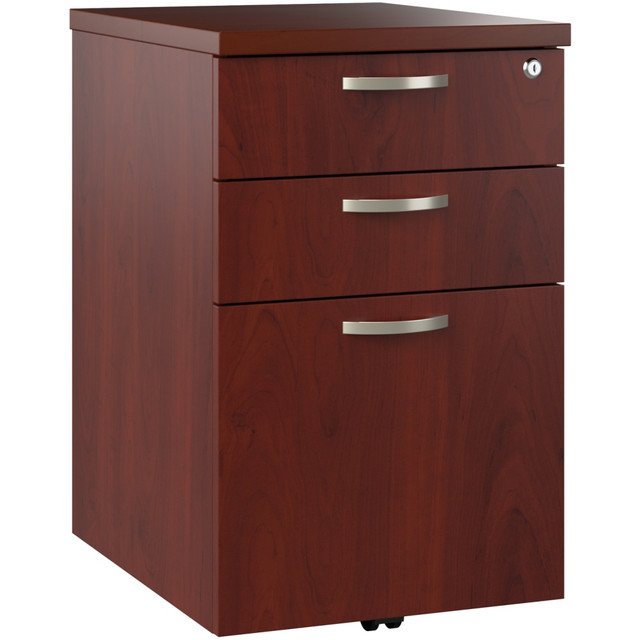 BUSH INDUSTRIES INC. WC36453-03 Bush Business Furniture Office In An Hour 16inD Vertical 3-Drawer Mobile File Cabinet, Hansen Cherry, Delivery BUSH INDUSTRIES INC. WC36453-03 Bush Business Furniture Office In An Hour 16inD Vertical 3-Drawer Mobile File Cabinet, Hansen Cherry, Delivery