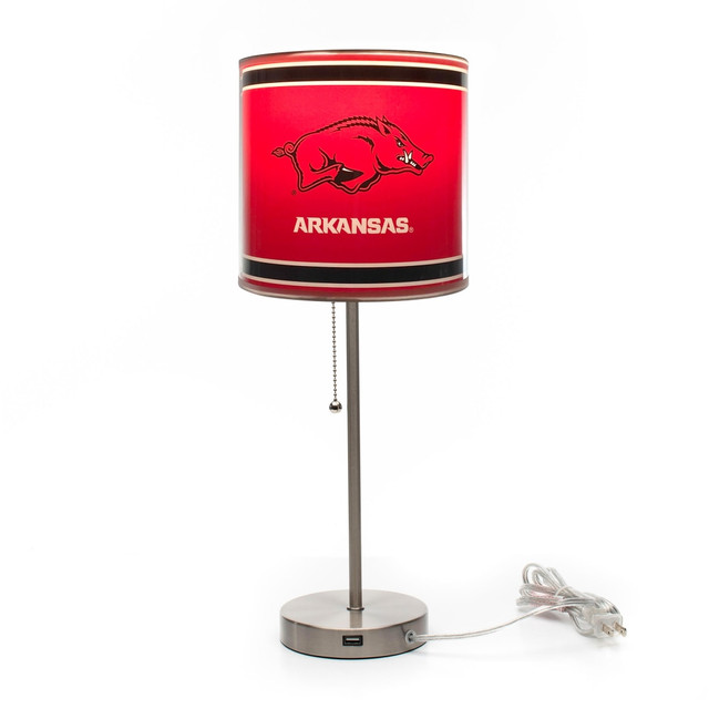 IMPERIAL INTERNATIONAL IMP 609-3022 Imperial NCAA Table Lamp, 19inH, University Of Arkansas IMPERIAL INTERNATIONAL IMP 609-3022 Imperial NCAA Table Lamp, 19inH, University Of Arkansas
