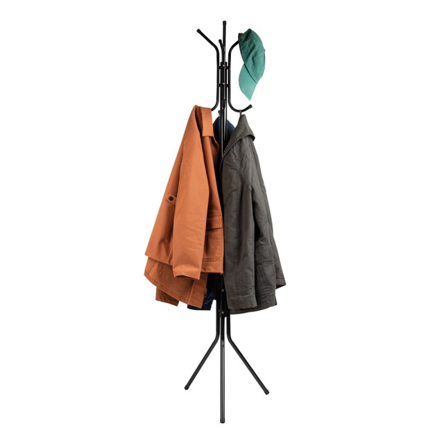 EMS MIND READER LLC CRACK11-BLK Mind Reader Freestanding Coat Stands, 69inH x 16-1/2inW x 14-3/4inL, Black, Set Of 2 Stands EMS MIND READER LLC CRACK11-BLK Mind Reader Freestanding Coat Stands, 69inH x 16-1/2inW x 14-3/4inL, Black, Set Of 2 Stands