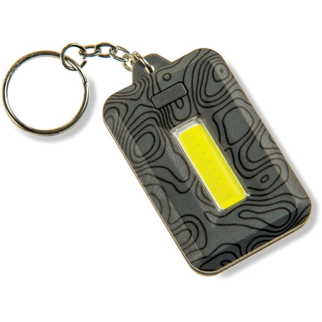 CARSON OPTICAL, INC. KL-10GY Carson 120-Lumen COB LED Keychain Flashlight With Stainless Steel Keyring, 2-7/16in x 1/2in, Gray CARSON OPTICAL, INC. KL-10GY Carson 120-Lumen COB LED Keychain Flashlight With Stainless Steel Keyring, 2-7/16in x 1/2in, Gray