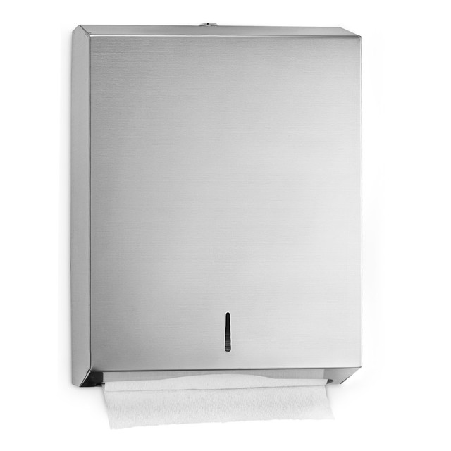 ADIR CORP. 480 Alpine Industries C-Fold Multi-Fold Paper Towel Dispenser, 14inHx11.2inWx4inD, Stainless Steel