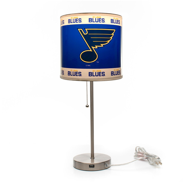IMPERIAL INTERNATIONAL IMP 609-4028 Imperial NHL Table Lamp, 19inH, St. Louis Blues IMPERIAL INTERNATIONAL IMP 609-4028 Imperial NHL Table Lamp, 19inH, St. Louis Blues