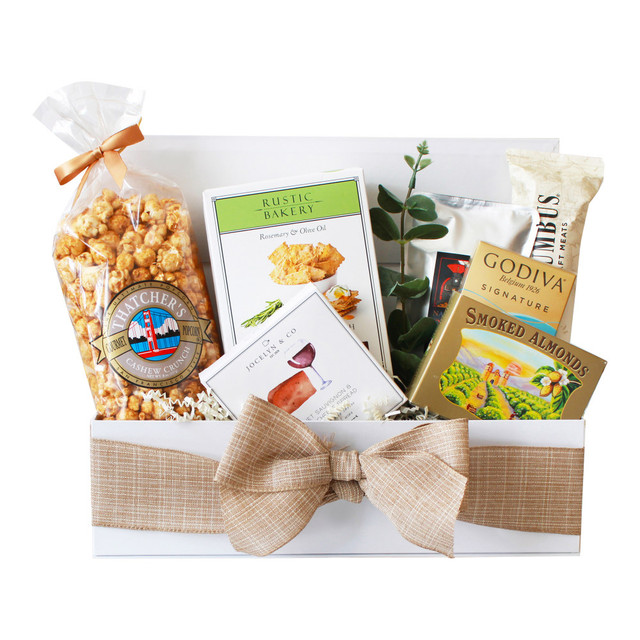 PROJECT28X NSS-404-EA Napa Sonoma Supply Snack Attack Charcuterie Gift Box, Multicolor