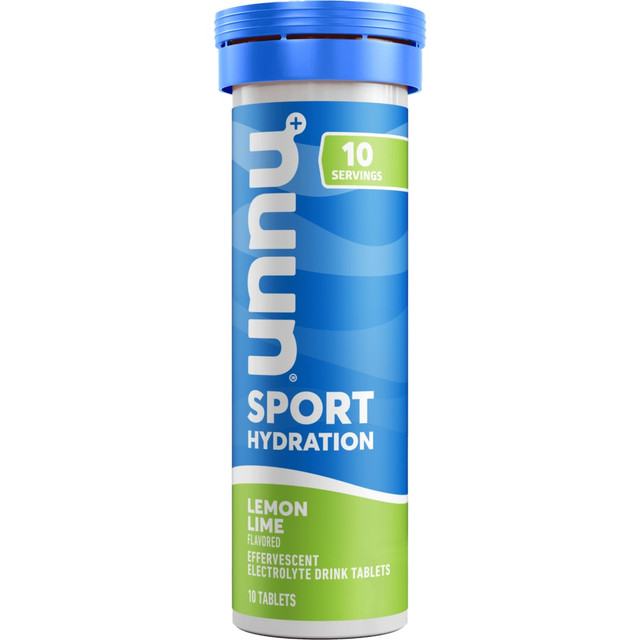 NESTLE WATERS NORTH AMERICA NUU02047 Nuun Sport Lemon Lime, 10 Tablets Per Tube, Box Of 8 Tubes NESTLE WATERS NORTH AMERICA NUU02047 Nuun Sport Lemon Lime, 10 Tablets Per Tube, Box Of 8 Tubes