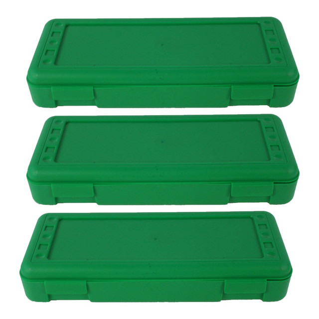 EDUCATORS RESOURCE ROM60305-3 Romanoff Ruler Box, Green, Pack Of 3