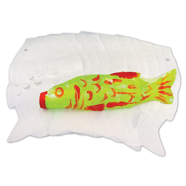 INCREDIBLE NOVELTIES INC R-4222 Roylco Japanese Carp Windsock, Pack Of 24
