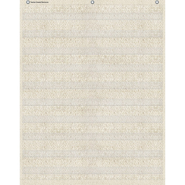 TEACHER CREATED RESOURCES INC. TCR20105 Teacher Created Resources 10 Pocket Chart, 34in x 44in, Woven TEACHER CREATED RESOURCES INC. TCR20105 Teacher Created Resources 10 Pocket Chart, 34in x 44in, Woven