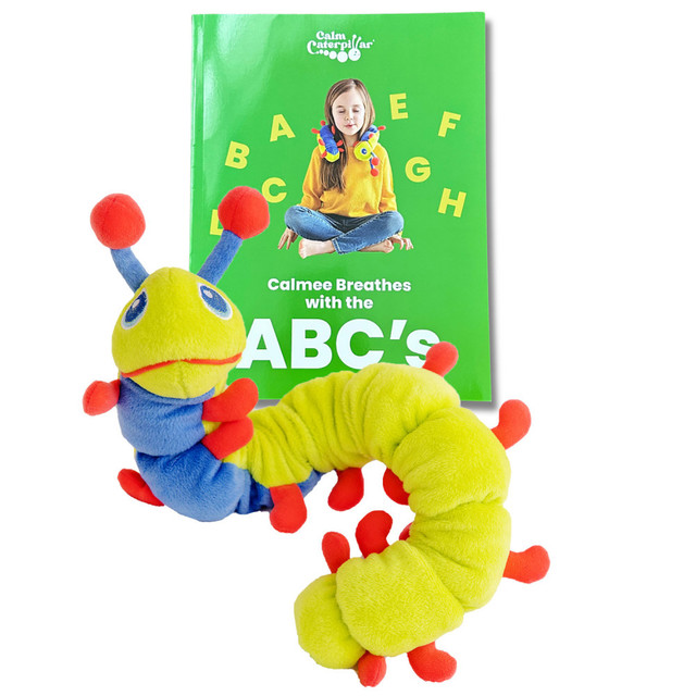 EDUCATORS RESOURCE CCJCALMEESET2 The Calm Caterpillar Calmee The Caterpillar & Calmee Breathes With The ABCs Book, Multicolor EDUCATORS RESOURCE CCJCALMEESET2 The Calm Caterpillar Calmee The Caterpillar & Calmee Breathes With The ABCs Book, Multicolor
