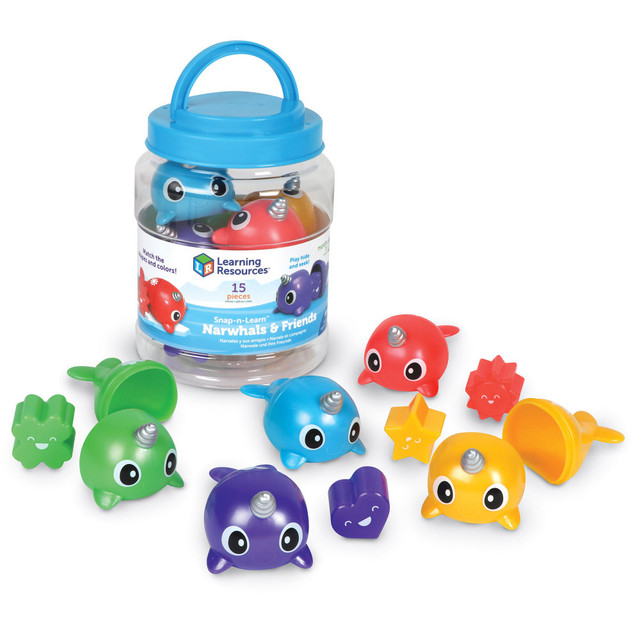 LEARNING RESOURCES, INC. LER6716 Learning Resources Snap-n-Learn Narwhals & Friends LEARNING RESOURCES, INC. LER6716 Learning Resources Snap-n-Learn Narwhals & Friends