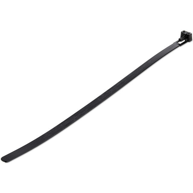 STARTECH.COM CBMZTRB10BK 100 Pack 10in Reusable Cable Ties - Black XL Releasable Nylon/Plastic Zip Ties Resealable Adjustable Network Cable Wraps UL STARTECH.COM CBMZTRB10BK 100 Pack 10in Reusable Cable Ties - Black XL Releasable Nylon/Plastic Zip Ties Resealable Adjustable Network Cable Wraps UL