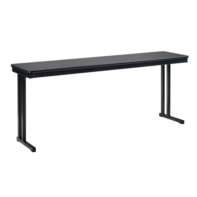 OKLAHOMA SOUND CORPORATION MSFTC1872MDPECE National Public Seating Max Seating Folding Table, 29inH x 18inW x 72inD, Cantilever/Carbon EV Gray OKLAHOMA SOUND CORPORATION MSFTC1872MDPECE National Public Seating Max Seating Folding Table, 29inH x 18inW x 72inD, Cantilever/Carbon EV Gray