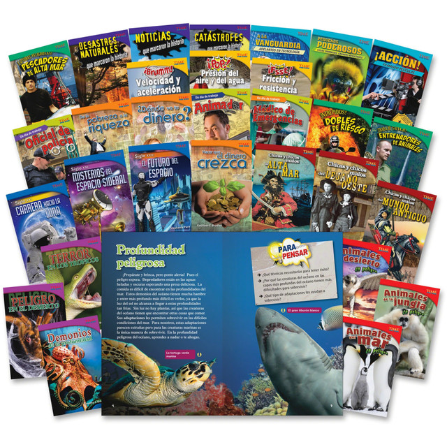 SHELL EDUCATION 20222  TFK Challenging 30-Book Spanish Set Printed Book - Book - Spanish