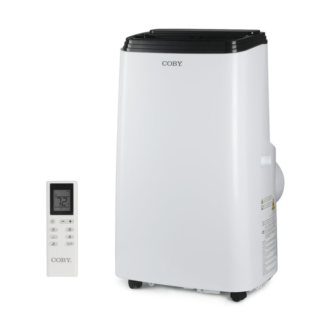 W APPLIANCE COMPANY LLC CBPAC815H COBY Portable Air Conditioner 4-in-1 AC Unit, Heater, Dehumidifier & Fan, 12,000 BTU, 28-15/16inH x 16-3/4inW x 14-3/4inD, White W APPLIANCE COMPANY LLC CBPAC815H COBY Portable Air Conditioner 4-in-1 AC Unit, Heater, Dehumidifier & Fan, 12,000 BTU, 28-15/16inH x 16-3/4inW x 14-3/4inD, White