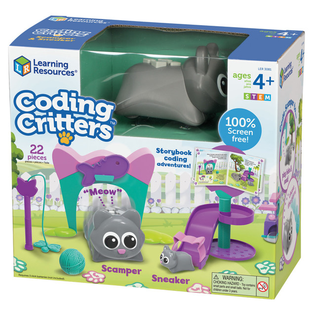LEARNING RESOURCES, INC. LER3081 Learning Resources Coding Critters Scamper & Sneaker LEARNING RESOURCES, INC. LER3081 Learning Resources Coding Critters Scamper & Sneaker