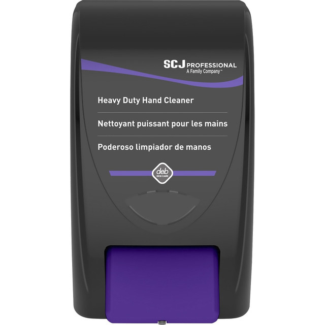S.C. JOHNSON & SON, INC. HVY2LDB SC Johnson Hand Soap 2000 Manual Dispenser - Manual - 2.11 quart Capacity - Durable, Antimicrobial, Locking Mechanism, Site Window - Black - 1 Each