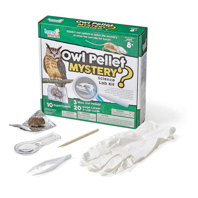 LEARNING RESOURCES, INC. HTM90738 Hand2Mind Owl Pellet Mystery Science Lab Kit LEARNING RESOURCES, INC. HTM90738 Hand2Mind Owl Pellet Mystery Science Lab Kit