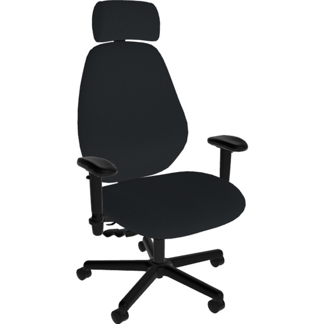 ANTHRO INTERNATIONAL, INC. DBA SITMATIC SM7014094 Sitmatic GoodFit Extra Large Scale Ergonomic Fabric High Wide Back Manager Chair, Black
