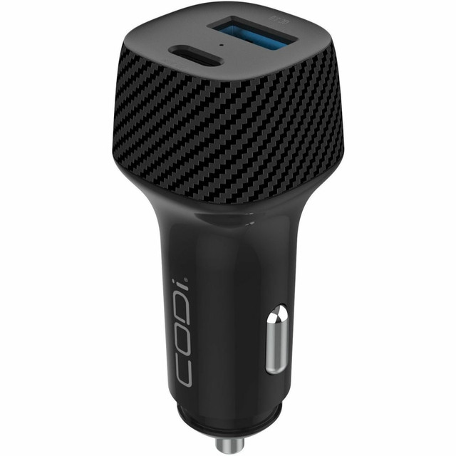 CODI ACQUISITION LLC A01109 CODi 20W Dual Port Car Charger - USB-C & USB-A Output CODI ACQUISITION LLC A01109 CODi 20W Dual Port Car Charger - USB-C & USB-A Output