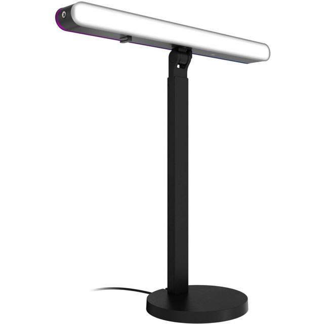 LOGITECH 946-000013 G Litra Beam LX Dual-Sided RGB Streaming Key light - LED Bulb - Bluetooth, USB Powered, Color Temperature Setting, Adjustable Brightness - 400 lm Lumens - Desk Mountable - for Room LOGITECH 946-000013 G Litra Beam LX Dual-Sided RGB Streaming Key light - LED Bulb - Bluetooth, USB Powered, Color Temperature Setting, Adjustable Brightness - 400 lm Lumens - Desk Mountable - for Room