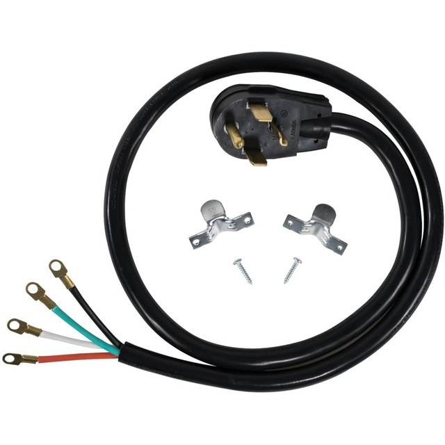 SELA PRODUCTS, LLC 90-2022 Certified Appliance Accessories 4-Wire Eyelet 30-Amp Dryer Cord - For Dryer - 250 V AC / 30 A - 5 ft Cord Length - 4-wire / Right-angle Plug SELA PRODUCTS, LLC 90-2022 Certified Appliance Accessories 4-Wire Eyelet 30-Amp Dryer Cord - For Dryer - 250 V AC / 30 A - 5 ft Cord Length - 4-wire / Right-angle Plug