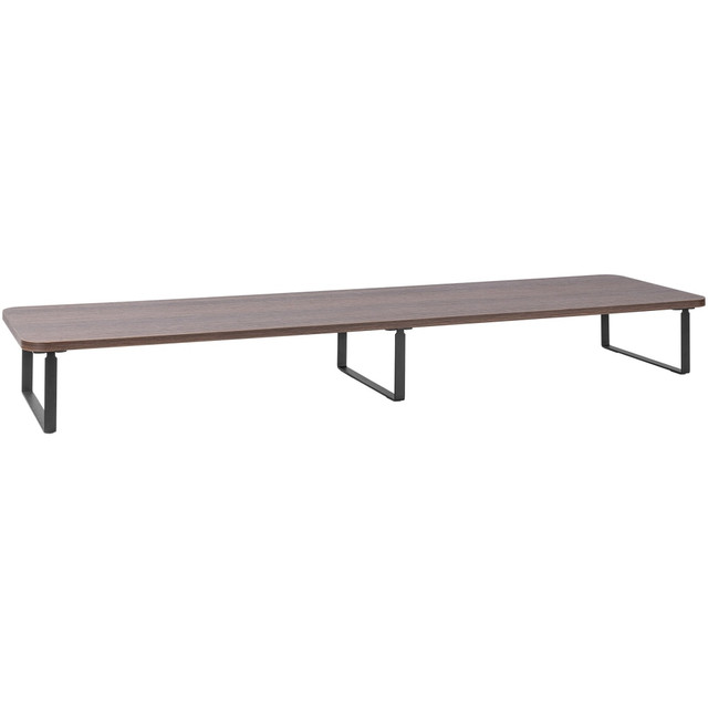 SP RICHARDS 99557 Lorell Quick-Install Monitor Laptop Riser - 4.80in Height x 39.40in Width x 10.20in Depth - Powder Coated - Steel, Particleboard, Silicone - Teak SP RICHARDS 99557 Lorell Quick-Install Monitor Laptop Riser - 4.80in Height x 39.40in Width x 10.20in Depth - Powder Coated - Steel, Particleboard, Silicone - Teak