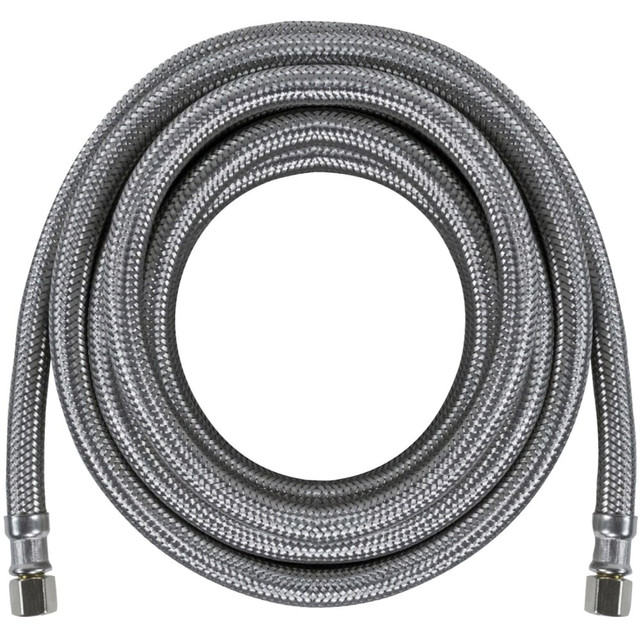 SELA PRODUCTS, LLC IM180SS Certified Appliance Accessories Braided Stainless Steel Ice Maker Connector - 15 ft - Silver, Stainless Steel - Polyester, Polyvinyl Chloride (PVC), Stainless Steel, Brass SELA PRODUCTS, LLC IM180SS Certified Appliance Accessories Braided Stainless Steel Ice Maker Connector - 15 ft - Silver, Stainless Steel - Polyester, Polyvinyl Chloride (PVC), Stainless Steel, Brass