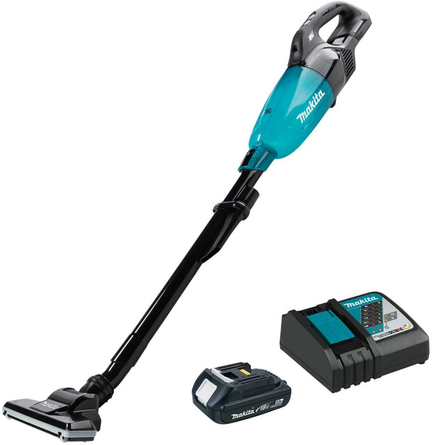 MAKITA CORPORATION XLC09R1B Makita USA LXT Cordless Rechargeable Bagless Dry Commercial Stick Vacuum MAKITA CORPORATION XLC09R1B Makita USA LXT Cordless Rechargeable Bagless Dry Commercial Stick Vacuum