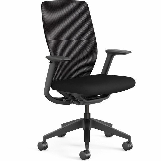 HNI CORPORATION FXT0STAMU10T HON Flexion Task Chair - Black Seat Color - Vinyl, Polyurethane Seat Material - Black Back Color - Mesh Back Material - Black Frame Color - 5-star Base - Armrest - 1Each HNI CORPORATION FXT0STAMU10T HON Flexion Task Chair - Black Seat Color - Vinyl, Polyurethane Seat Material - Black Back Color - Mesh Back Material - Black Frame Color - 5-star Base - Armrest - 1Each