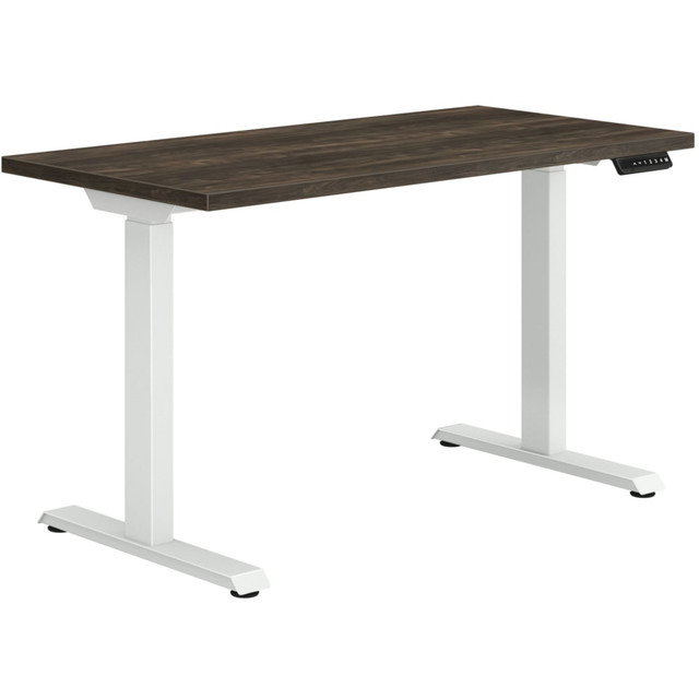 HON HONHABWHTFW2448 Coze Worksurface With Coordinate Height-Adjustable Base, 48inW, Florence Walnut/White HON HONHABWHTFW2448 Coze Worksurface With Coordinate Height-Adjustable Base, 48inW, Florence Walnut/White