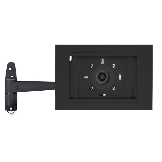 TRANSFORM PARTNERS LLC MI-3774B_G10 Mount-It! Anti-Theft Tablet Wall Mount With Swing Arm For iPad, iPad Air & iPad Pro, 6inH x 10-1/2inW x 15inD, Black