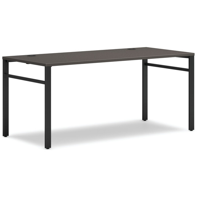 HON HONMOD034 Mod Table Desk With U-Legs, 29inH x 66inW x 30inD, Black/Slate Teak HON HONMOD034 Mod Table Desk With U-Legs, 29inH x 66inW x 30inD, Black/Slate Teak
