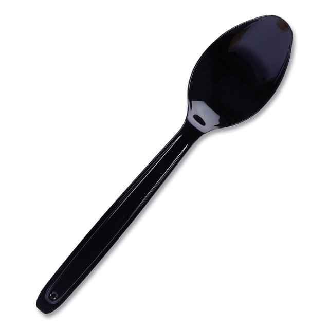 WADDINGTON NORTH AMERICA INC. CEASESP960BL WNA Cutlery For Cutlerease Dispensing System, Spoon, 5-3/4in, Black, Box Of 960 Pieces