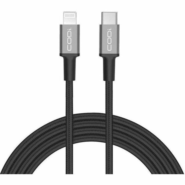 CODI ACQUISITION LLC A01072 CODi 6ft Braided Nylon USB-C to MFI Lightning Charge & Sync Cable - Durable braided nylon cable