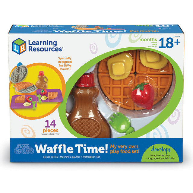 LEARNING RESOURCES, INC. LER9274 Learning Resources New Sprouts Waffle Time!