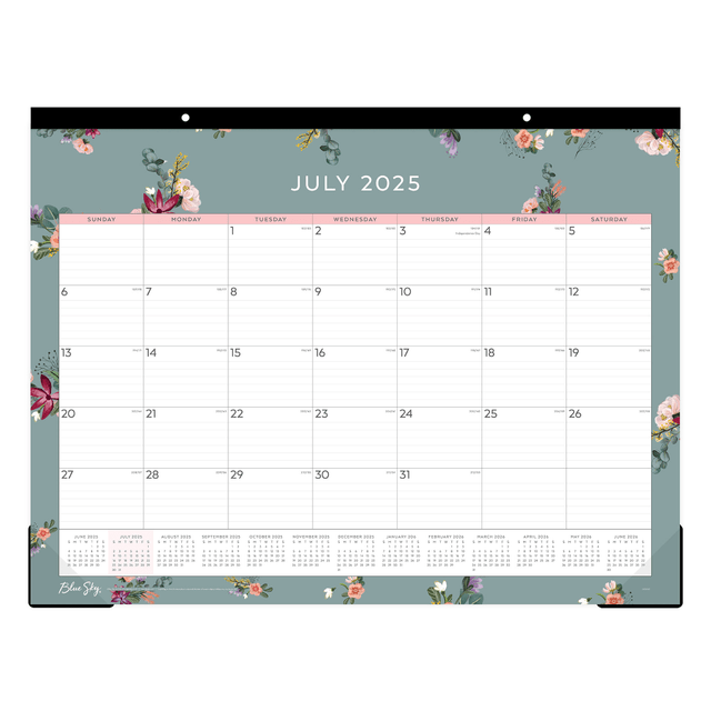 BLUE SKY THE COLOR OF IMAGINATION LLC 136476-A26 2025-2026 Blue Sky Monthly Desk Pad Planning Calendar, 22in x 17in, Greta, July 2025 To June 2026, 136476 BLUE SKY THE COLOR OF IMAGINATION LLC 136476-A26 2025-2026 Blue Sky Monthly Desk Pad Planning Calendar, 22in x 17in, Greta, July 2025 To June 2026, 136476