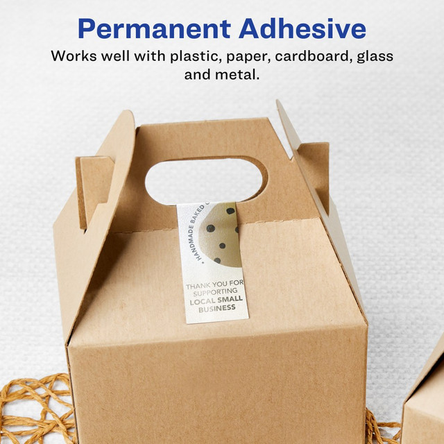 AVERY PRODUCTS CORPORATION 94231-PIP100 Avery Pearlized Permanent Labels With Sure Feed, 94231-PIP100, Rectangle, 1-1/2in x 7-1/2in, Ivory, Pack Of 500 Labels AVERY PRODUCTS CORPORATION 94231-PIP100 Avery Pearlized Permanent Labels With Sure Feed, 94231-PIP100, Rectangle, 1-1/2in x 7-1/2in, Ivory, Pack Of 500 Labels