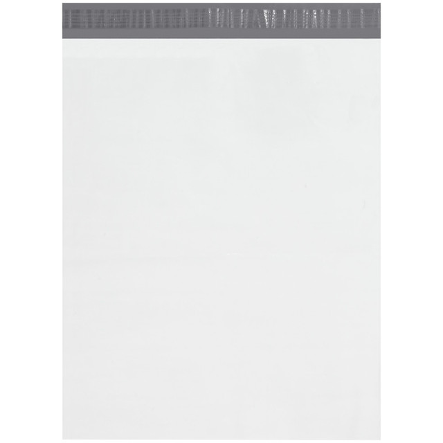 B O X MANAGEMENT, INC. B911 Partners Brand 19in x 24in Poly Mailers With Tear Strips, White, Case Of 250 Mailers B O X MANAGEMENT, INC. B911 Partners Brand 19in x 24in Poly Mailers With Tear Strips, White, Case Of 250 Mailers