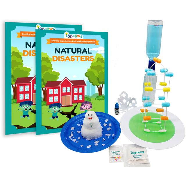 SAUNDERS INDUSTRIES NATU4335 iSprowt STEM Science Class Kits, Natural Disasters, Pack Of 20 Kits