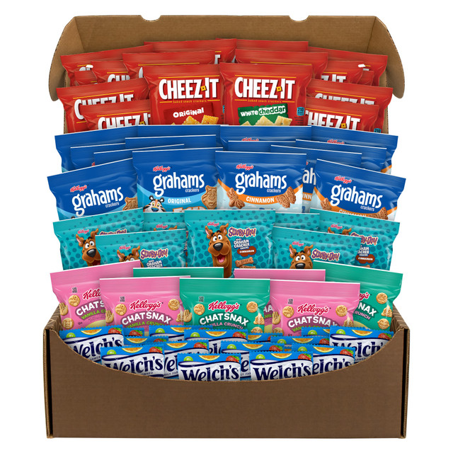 G&J HOLDINGS LLC 810128791694 Snack Box Pros Schoolyard Snacktime Snack Box, Pack Of 60 Snacks