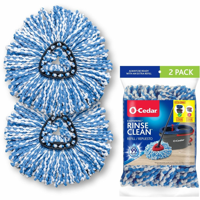 FREUDENBERG HOUSEHOLD PRODUCTS LP 172092 O-Cedar EasyWring Rinse Clean Mop Refill - MicroFiber - Multi - 2 / Pack