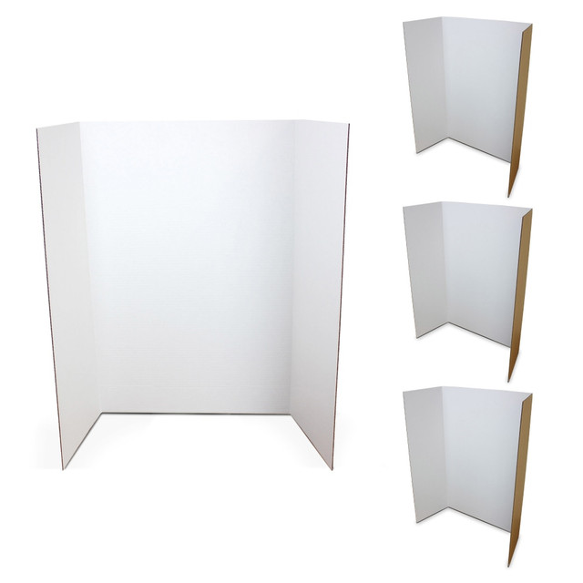 FLIPSIDE PRODUCTS FLP18042 1-Ply Project Board, 36in x 48in, White, Pack Of 4 FLIPSIDE PRODUCTS FLP18042 1-Ply Project Board, 36in x 48in, White, Pack Of 4