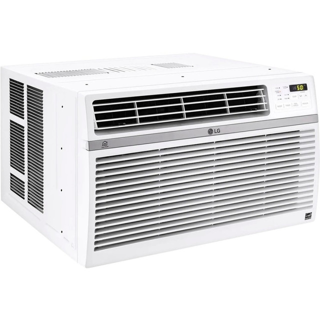 LG ELECTRONICS USA INC LW8017ERSM1 LG LW8017ERSM Window Air Conditioner - Cooler - 2344.57 W Cooling Capacity - 350 Sq. ft. Coverage - Washable - Smart Connect - Remote Control - Energy Star - White