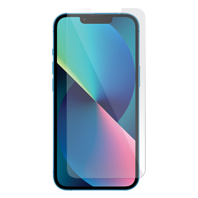 Add an extra layer of protection to your phone with the cellhelmet Tempered Glass Screen Protector. It safeguards against scratches and accidental damage while remaining crystal clear for easy viewing.  Compatible with the iPhone 14, iPhone 13 and iPhone 13 Pro.  Durable 0.3 mm thick Aluminosilicate glass.  Ranks 9 out on the Mohs Scale of hardness.  Covered in an oleophobic layer that resists fingerprints for clear viewing.  Rounded edges offer a smooth feel.  Simple 3-step application process: clean the screen, peel back the protective layer and lower glass onto the device until it forms to the screen.  Includes a cleaning cloth.