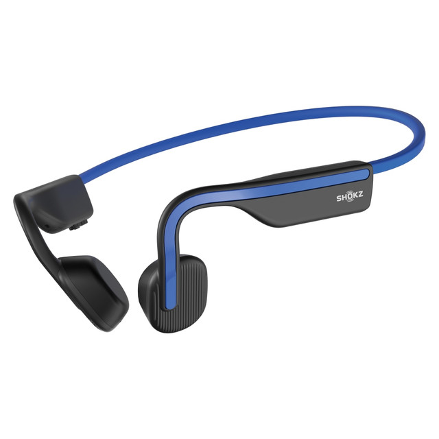 AFTERSHOKZ LLC S661-ST-BL-US Shokz OpenMove Behind The Ear Headphones With Mic And Bluetooth, Blue AFTERSHOKZ LLC S661-ST-BL-US Shokz OpenMove Behind The Ear Headphones With Mic And Bluetooth, Blue