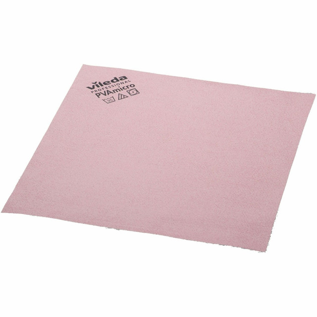 VILEDA 143591 Professional PVAmicro Cleaning Cloths - 15in Length x 14in Width - Streak-free, Absorbent, Flexible, Soft - Red - 5 / Pack VILEDA 143591 Professional PVAmicro Cleaning Cloths - 15in Length x 14in Width - Streak-free, Absorbent, Flexible, Soft - Red - 5 / Pack