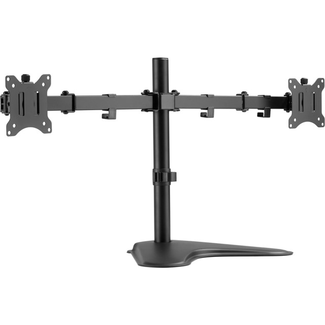 AMER NETWORKS 2EZSTAND Amer Dual Articulating Arm Monitor Stand - Up to 32in Screen Support - 35.27 lb Load Capacity - Desktop - Steel