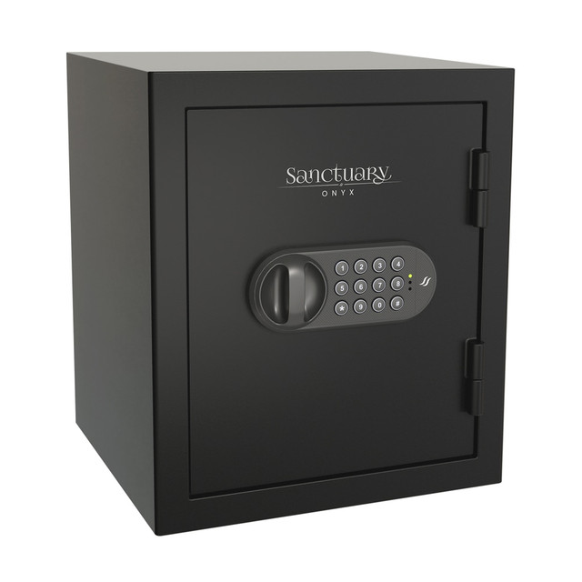 SA CONSUMER PRODUCTS, INC. SA-ONYX2 Sanctuary Onyx Fireproof Home And Office Safe With Electronic Lock, 1.01 Cu. Ft. Capacity, Matte Black
