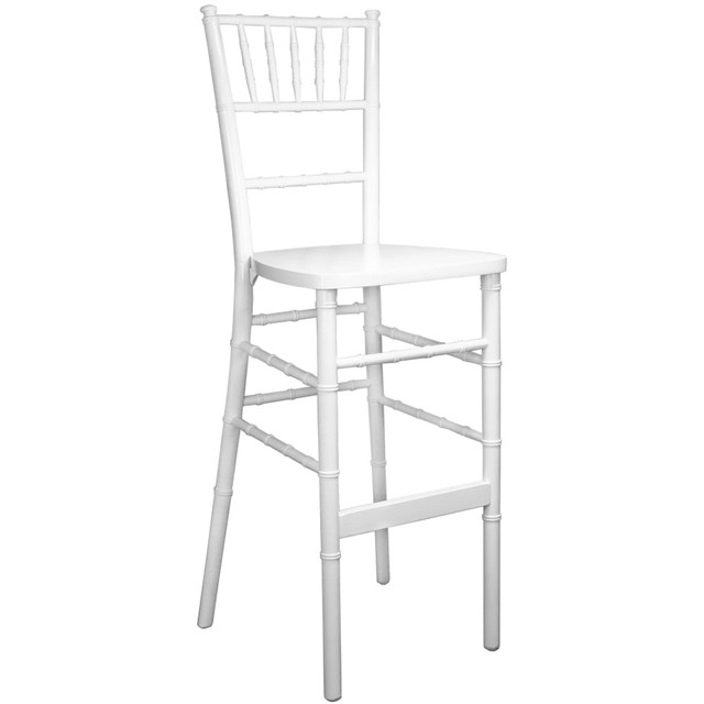 FLASH FURNITURE WDCHIBARWHITE Advantage Chiavari Bar Stool, White FLASH FURNITURE WDCHIBARWHITE Advantage Chiavari Bar Stool, White